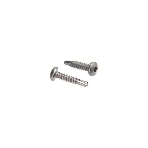 #8 x 3/4" Pan Head Square Insert Tek Screw Mill