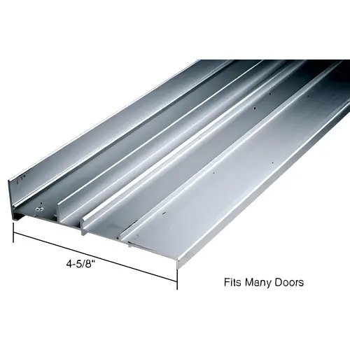 Aluminum OEM Replacement Patio Door Threshold - 4-5/8" Wide x 6' Long