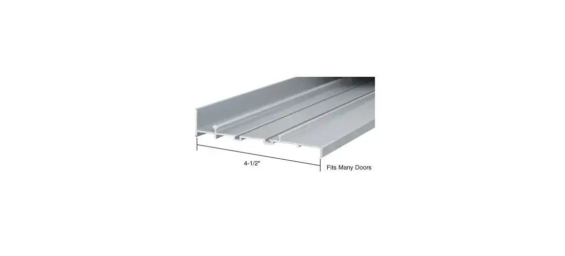 CRL TH643A Aluminum OEM Replacement Patio Door Threshold - 4-1/2
