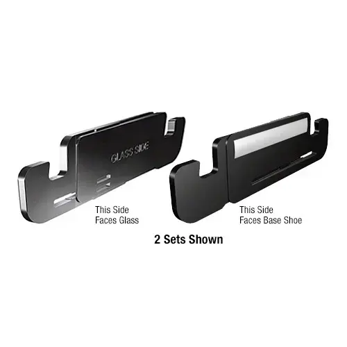 TAPER-LOC XA Taper Set for Monolithic Glass Silver Metallic - pack of 20