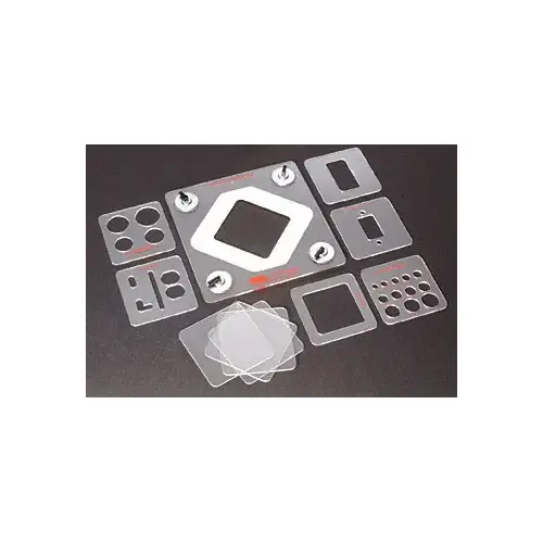 Glass Router Template System Polished Stainless