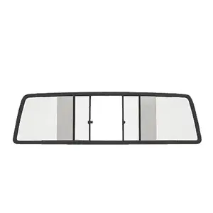 CRL TSW1852 Duo-Vent Four Panel Slider with Clear Glass for 1981-March 1983 Jeep Scrambler