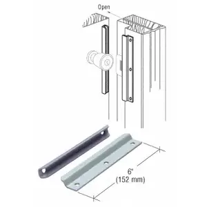 CRL U9511 6" Gray Latch Guard