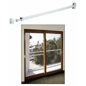 CRL U9920 Aluminum Telescoping Security Bar Lock for Sliding Glass Doors