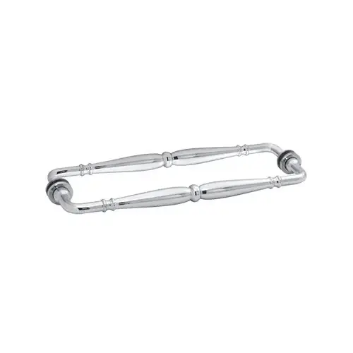 Polished Chrome Victorian Style 12" Back-to-Back Towel Bar Polished Chrome Victorian Style 12" Back-to-Back Towel Bar