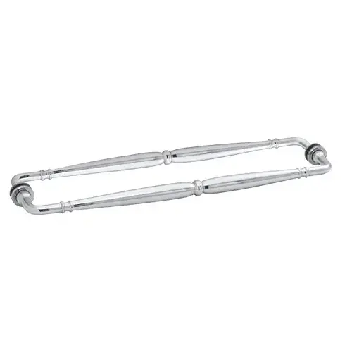 CRL Chrome Victorian Style 18" Back-to-Back Towel Bar CRL Chrome Victorian Style 18" Back-to-Back Towel Bar