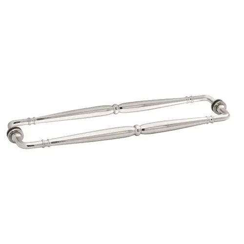 Polished Nickel Victorian Style 18" Back-to-Back Towel Bar