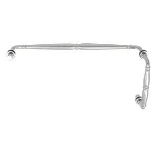 CRL V1C8X18CH Polished Chrome Victorian Style Combination 8" Pull Handle 18" Towel Bar