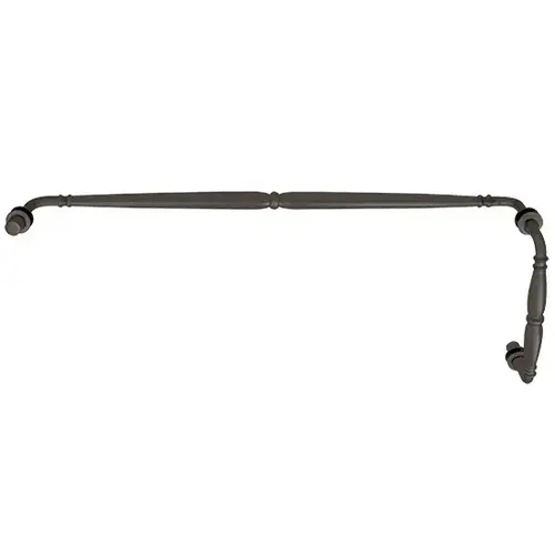 Oil Rubbed Bronze Victorian Style Combination 8" Pull Handle 24" Towel Bar Oil Rubbed Bronze Victorian Style Combination 8" Pull Handle 24" Towel Bar