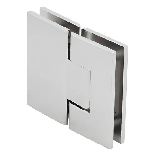 Polished Nickel Vienna 580 Series Glass-to-Glass Hinge with Internal 5 Degree Pin Polished Nickel Vienna 580 Series Glass-to-Glass Hinge with Internal 5 Degree Pin