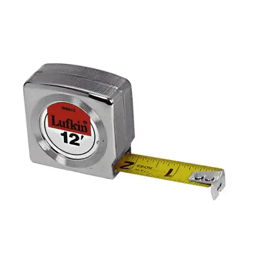 Mezurall  Measuring Tapes, 3/4 in x 12 ft, A2 Blade Chrome