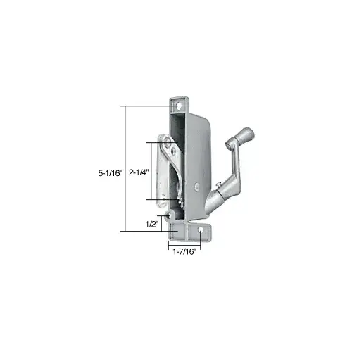 Awning Window Operator for Crown 2-1/4" Link Arm Gray Awning Window Operator for Crown 2-1/4" Link Arm Gray