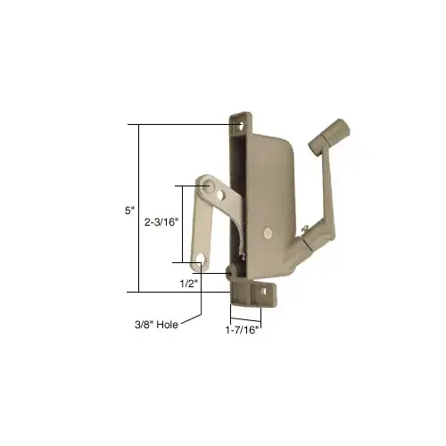 Awning Window Operator for Permaseal Gray Awning Window Operator for Permaseal Gray