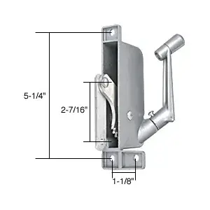 CRL WCM636 Right Hand Awning Window Operator for Remington and Silverline Gray