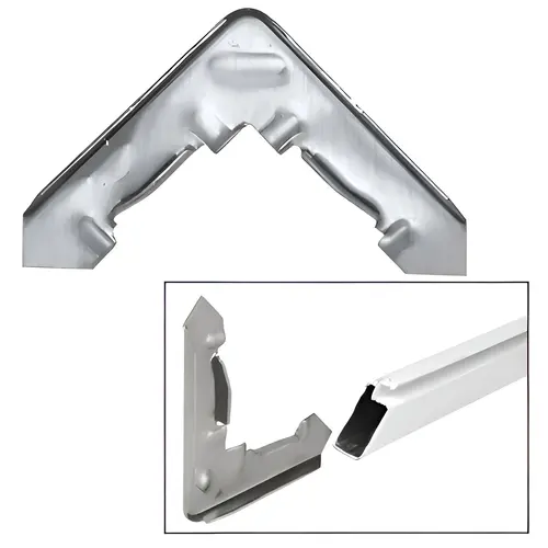 5/16" Aluminum Corner For WSF345 and A345 Screen Frames Mill