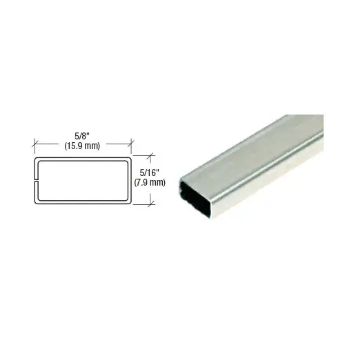 Mill 5/8" x 5/16" Roll Formed Aluminum Spreader Bar 146" Stock Length Mill 5/8" x 5/16" Roll Formed Aluminum Spreader Bar 146" Stock Length