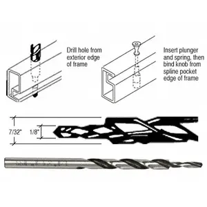 CRL WST905 Plunger Latch Step Drill