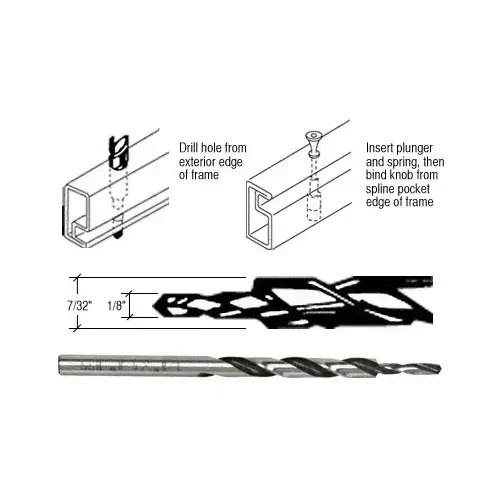 Plunger Latch Step Drill