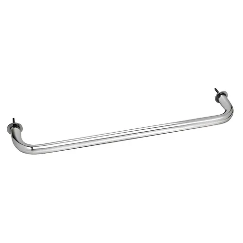 Polished Chrome 24" Wall Mounted Towel Bar Polished Chrome 24" Wall Mounted Towel Bar