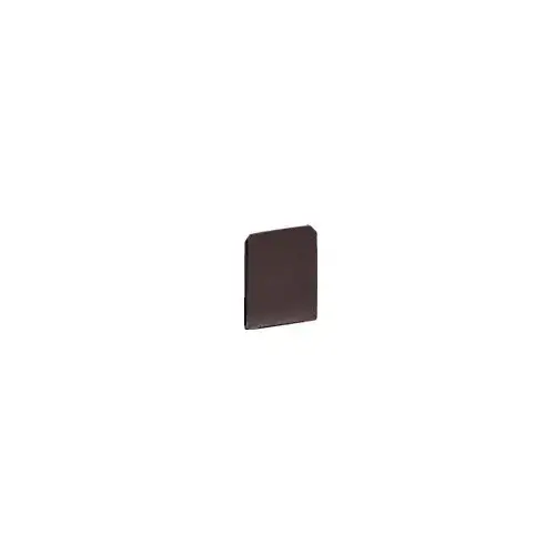 Black Bronze Anodized End Cap for WU1 Series Wet/Dry U-Channel Black Bronze Anodized End Cap for WU1 Series Wet/Dry U-Channel