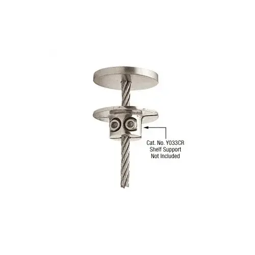 Trim Ring Drill-Thru Support Brushed Stainless Steel Trim Ring Drill-Thru Support Brushed Stainless Steel