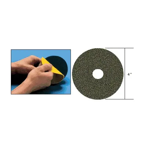 4" 120 Grit QRS Mount Flexible Diamond Disc Gray