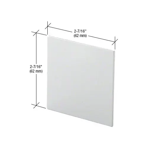 490/495 Series Satin Anodized Single Top Track Replacement End Caps 490/495 Series Satin Anodized Single Top Track Replacement End Caps