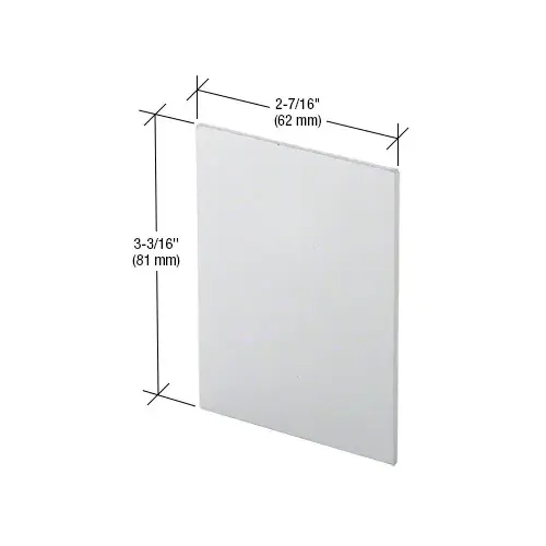 490/495 Series Satin Anodized Top Track with Pocket Replacement End Caps 490/495 Series Satin Anodized Top Track with Pocket Replacement End Caps