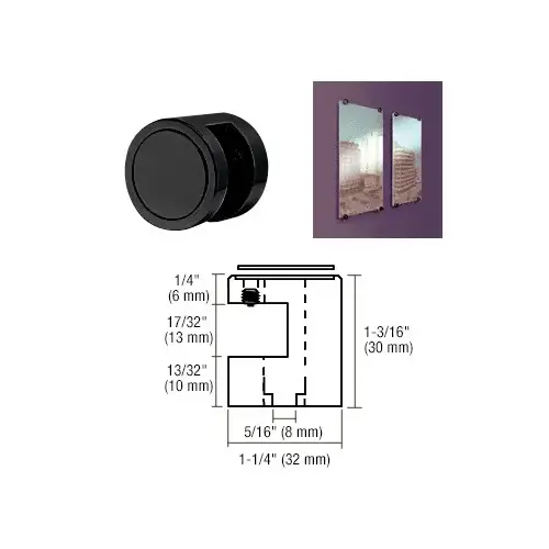 Matte Black Edge Grip for 1/2" Material Matte Black Edge Grip for 1/2" Material