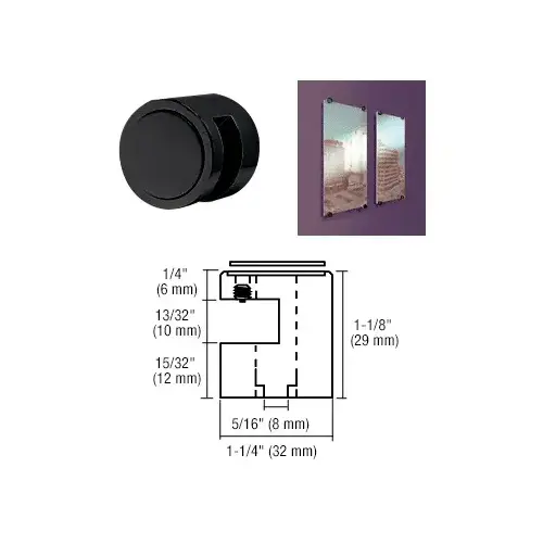 Matte Black Edge Grip for 3/8" Material Matte Black Edge Grip for 3/8" Material