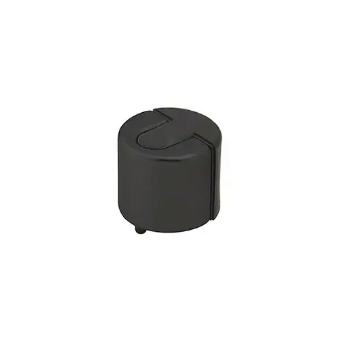 Matte Black Laguna Auxiliary Wall/Floor Mount Door Stop
