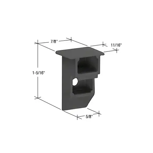Black 1-5/16" Nylon Sash Cam - pack of 2 Black 1-5/16" Nylon Sash Cam - pack of 2