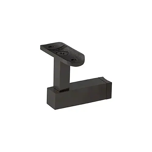 Matte Black Shore Series Post Mounted Hand Rail Bracket Matte Black Shore Series Post Mounted Hand Rail Bracket