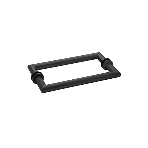 CRL Matte Black 18" MT Series Back-to-Back Towel Bar