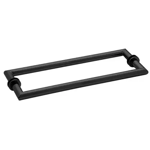 CRL Matte Black 24" MT Series Back-to-Back Towel Bar