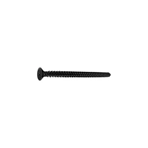 Matte Black 10 x 3" Wall Mounting Flat Head Phillips Sheet Metal Screws - pack of 10 Matte Black 10 x 3" Wall Mounting Flat Head Phillips Sheet Metal Screws - pack of 10