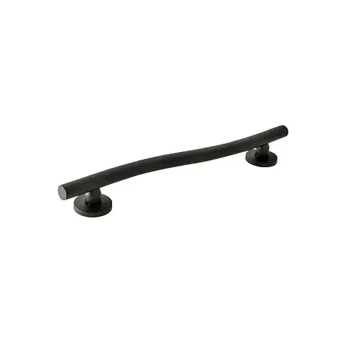 Matte Black 'S' Round 24" Grab Bar Matte Black 'S' Round 24" Grab Bar