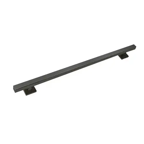 Matte Black Straight 24" Square Grab Bar