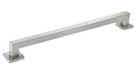 CRL GBE24BS CRL Brushed Stainless Mitered 24" Square Grab Bar