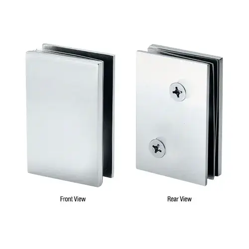 Brushed Stainless Cambridge Series Sliding Door 90 Degree Accessory Kit