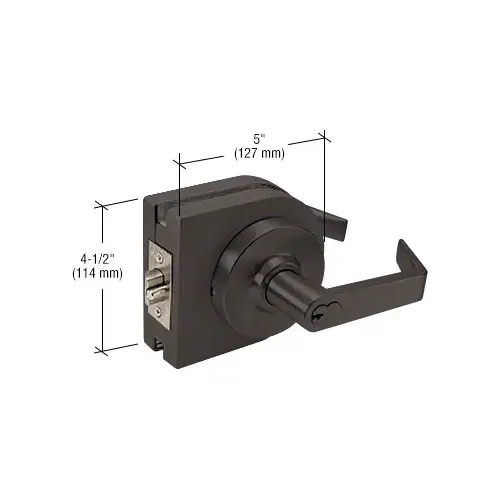 Black Bronze 6-Pin Classroom Lever Lock Housing - Grade 1 Black Bronze 6-Pin Classroom Lever Lock Housing - Grade 1