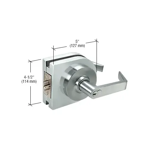 Polished Stainless 6-Pin Classroom Lever Lock Housing - Grade 1 Polished Stainless 6-Pin Classroom Lever Lock Housing - Grade 1