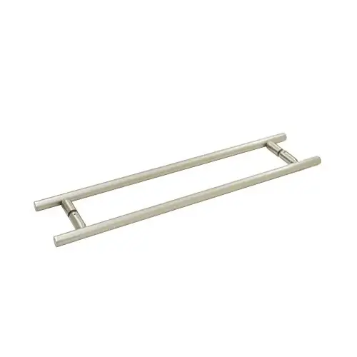 Brushed Nickel 18" Back-to-Back Ladder Style Towel Bar