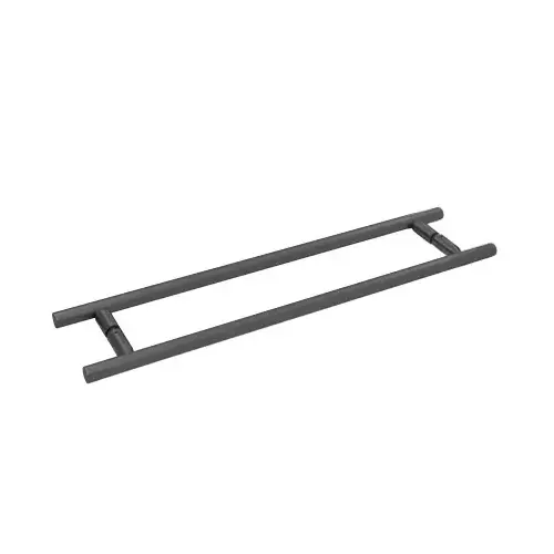 Matte Black 18" Back-to-Back Ladder Style Towel Bar