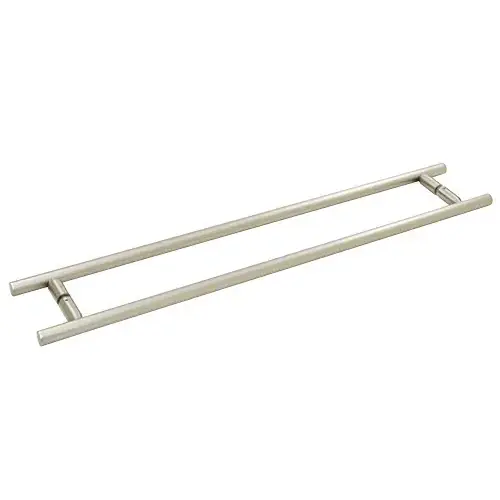 Brushed Nickel 24" Back-to-Back Ladder Style Towel Bar