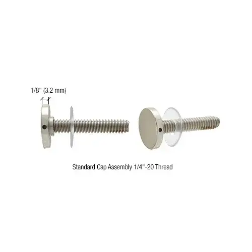 CRL Brushed Nickel BMNW Stud Replacement Set