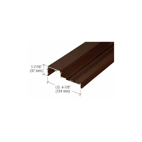 487 Bronze Anodized OfficeFront Glazing Base - 24'-2" Stock Length 487 Bronze Anodized OfficeFront Glazing Base - 24'-2" Stock Length