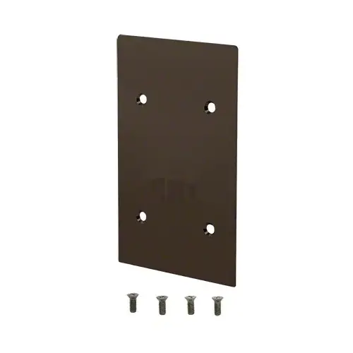 Black Bronze End Cap for 9BL21 Series Standard Square Base Shoe Black Bronze End Cap for 9BL21 Series Standard Square Base Shoe