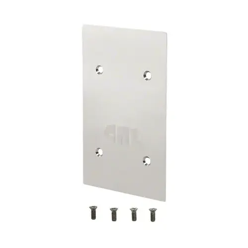 Satin Anodized End Cap for 9BL56 Series Standard Square Base Shoe Satin Anodized End Cap for 9BL56 Series Standard Square Base Shoe