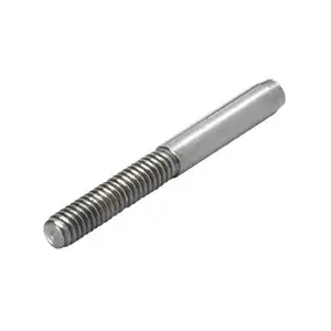 Hansen CBLH2TT1 Mill 316 Stainless Steel 2-1/2" Long Threaded Terminal for 1/8" Cable